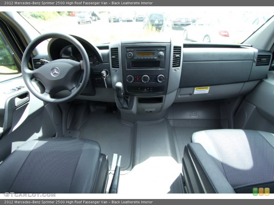 Black Leatherette Interior Dashboard for the 2012 Mercedes-Benz Sprinter 2500 High Roof Passenger Van #67216853