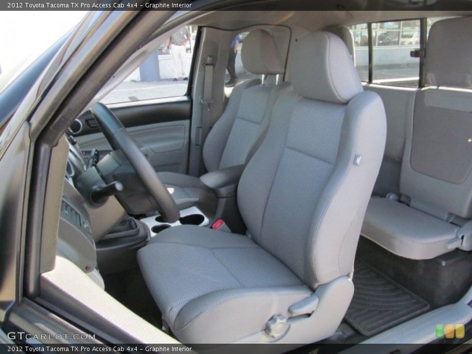 Graphite Interior Photo for the 2012 Toyota Tacoma TX Pro Access Cab 4x4 #67219739