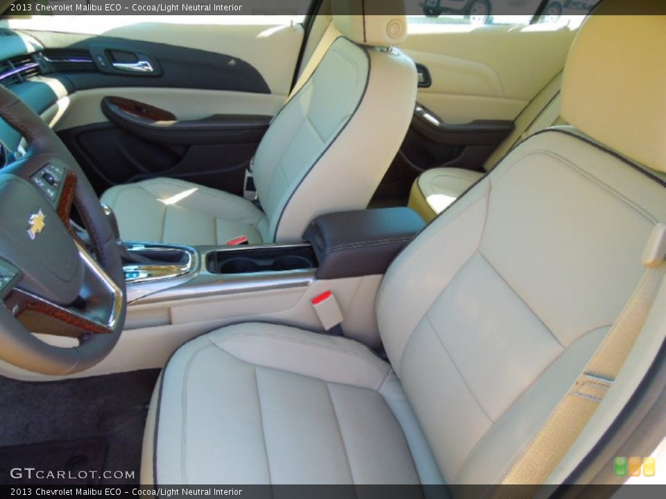 Cocoa/Light Neutral Interior Front Seat for the 2013 Chevrolet Malibu ECO #67225086