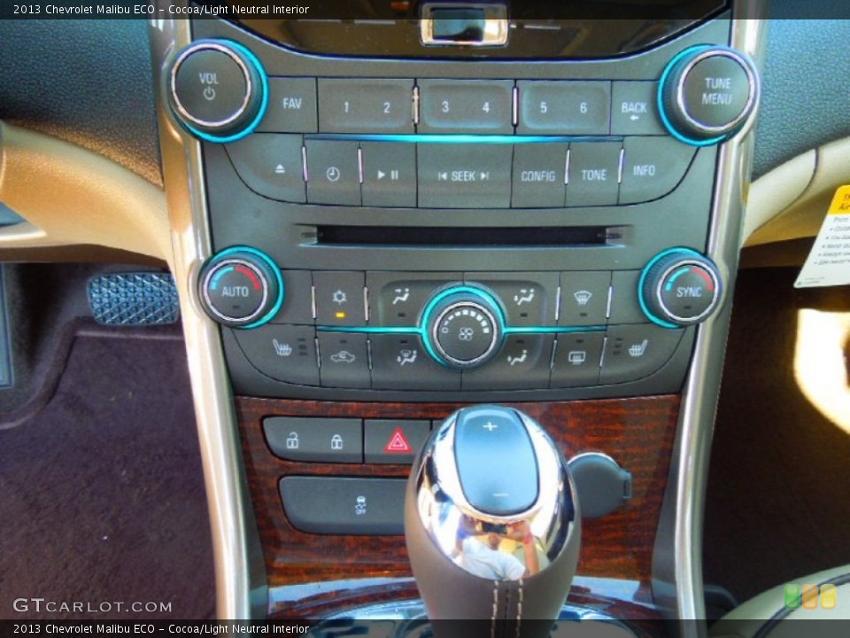 Cocoa/Light Neutral Interior Controls for the 2013 Chevrolet Malibu ECO #67225115