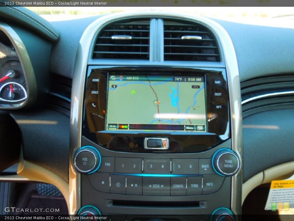 Cocoa/Light Neutral Interior Navigation for the 2013 Chevrolet Malibu ECO #67225125
