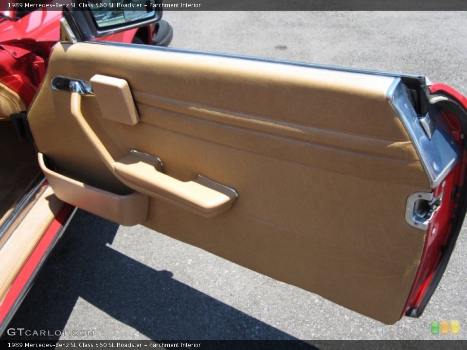 Parchment Interior Door Panel for the 1989 Mercedes-Benz SL Class 560 SL Roadster #67226556