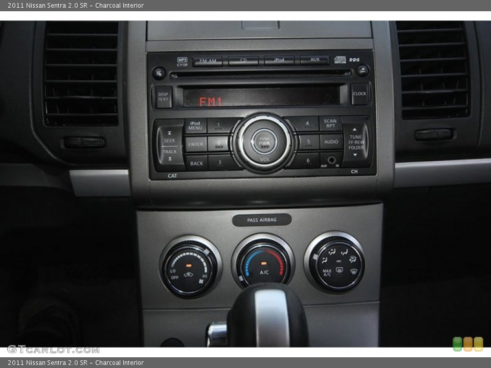 Charcoal Interior Controls for the 2011 Nissan Sentra 2.0 SR #67227357