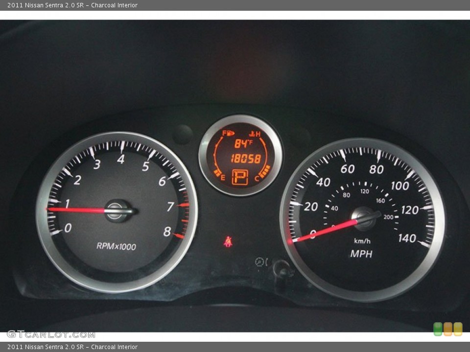 Charcoal Interior Gauges for the 2011 Nissan Sentra 2.0 SR #67227507
