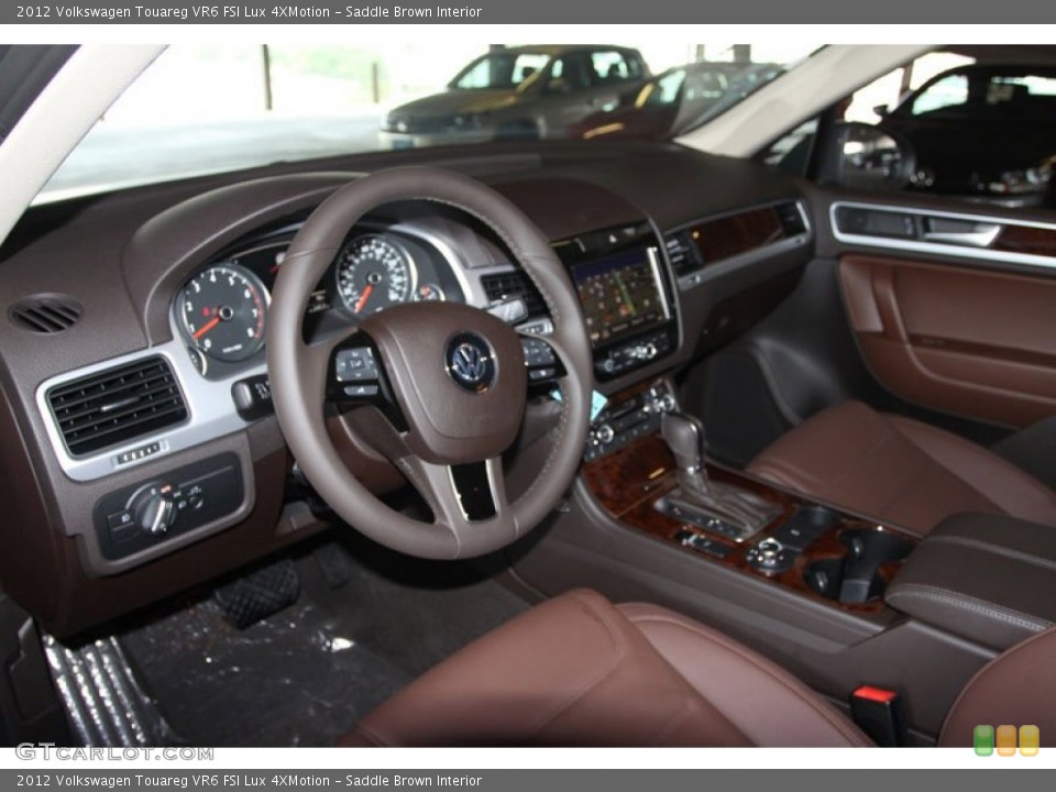 Saddle Brown Interior Photo for the 2012 Volkswagen Touareg VR6 FSI Lux 4XMotion #67230978