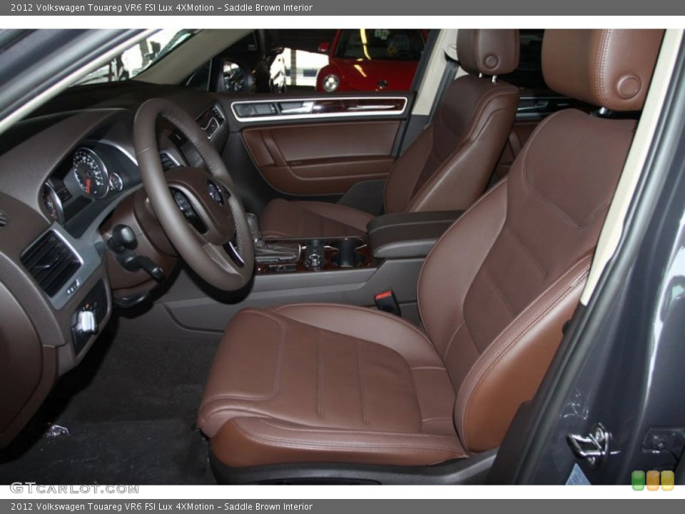 Saddle Brown Interior Front Seat for the 2012 Volkswagen Touareg VR6 FSI Lux 4XMotion #67230987