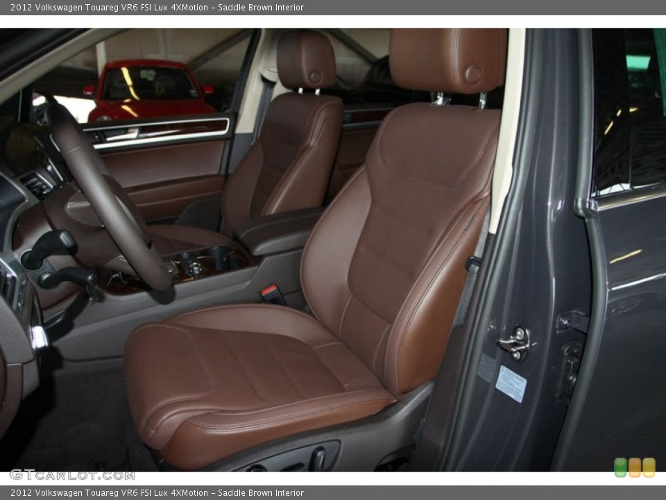 Saddle Brown Interior Front Seat for the 2012 Volkswagen Touareg VR6 FSI Lux 4XMotion #67230996