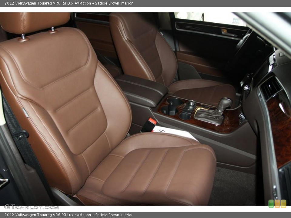 Saddle Brown Interior Front Seat for the 2012 Volkswagen Touareg VR6 FSI Lux 4XMotion #67231119
