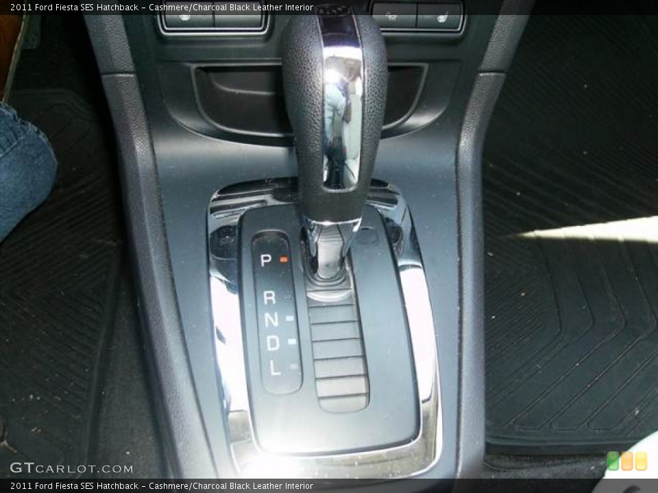 Cashmere/Charcoal Black Leather Interior Transmission for the 2011 Ford Fiesta SES Hatchback #67235007