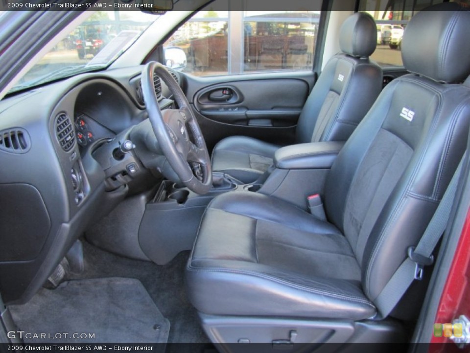 Ebony Interior Photo for the 2009 Chevrolet TrailBlazer SS AWD #67237719