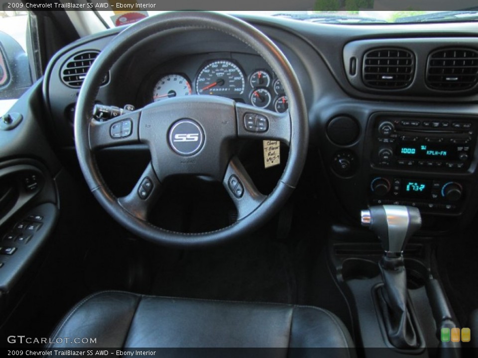 Ebony Interior Dashboard for the 2009 Chevrolet TrailBlazer SS AWD #67237728