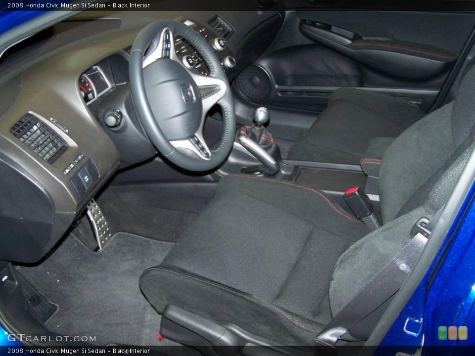 Black Interior Prime Interior for the 2008 Honda Civic Mugen Si Sedan #6724038
