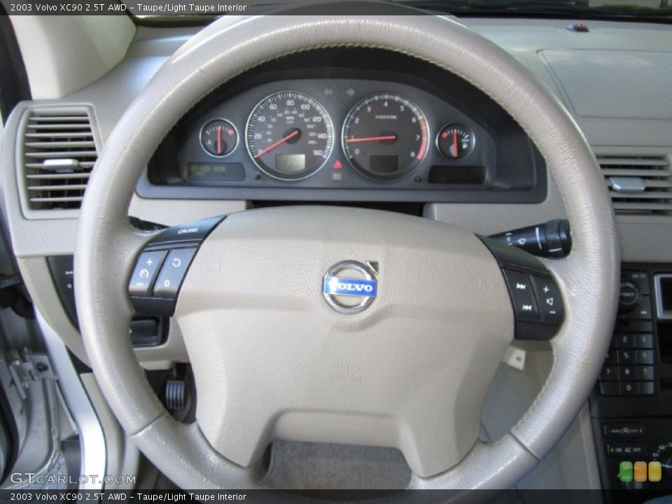 Taupe/Light Taupe Interior Steering Wheel for the 2003 Volvo XC90 2.5T AWD #67241262