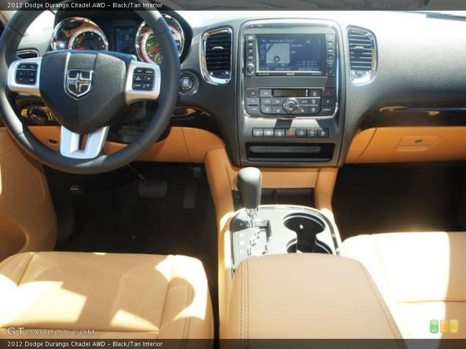 Black/Tan Interior Dashboard for the 2012 Dodge Durango Citadel AWD #67242072