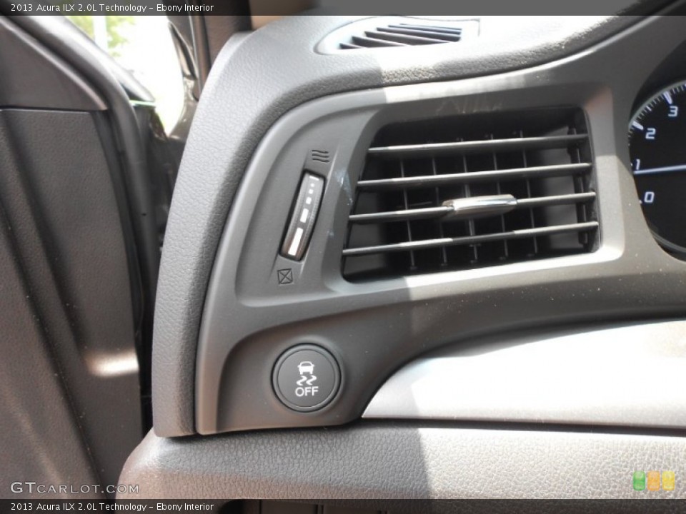 Ebony Interior Controls for the 2013 Acura ILX 2.0L Technology #67244655