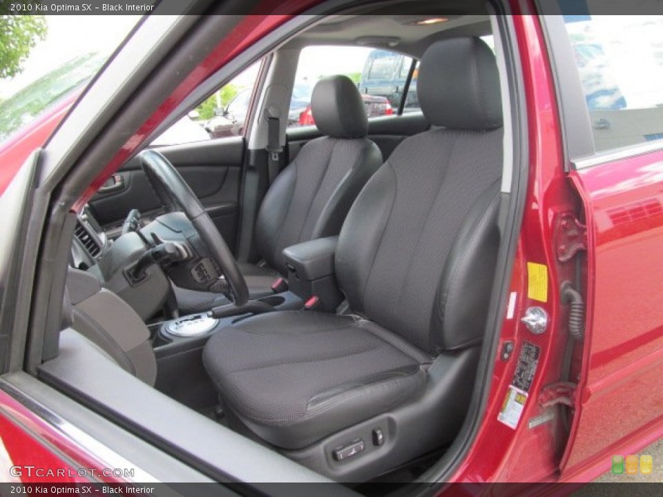 Black Interior Photo for the 2010 Kia Optima SX #67246503