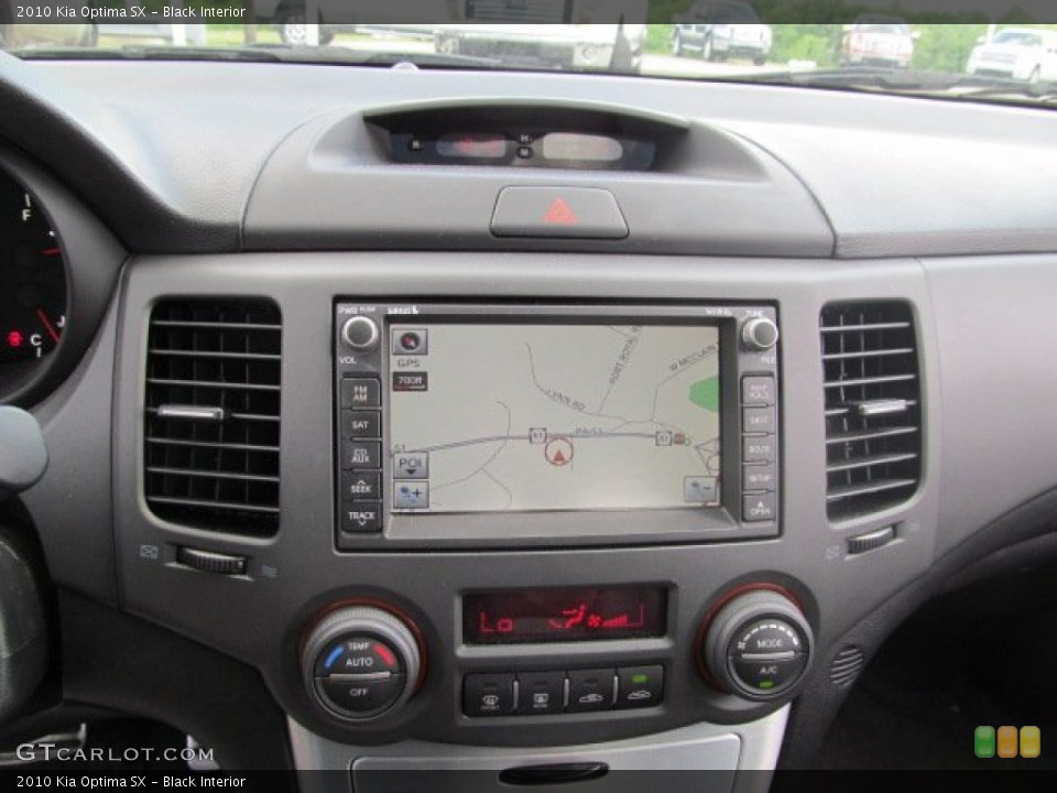 Black Interior Navigation for the 2010 Kia Optima SX #67246584