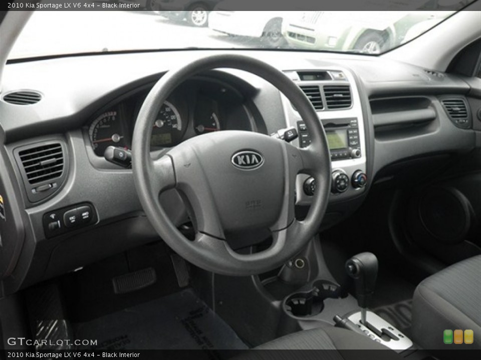 Black Interior Dashboard for the 2010 Kia Sportage LX V6 4x4 #67247268
