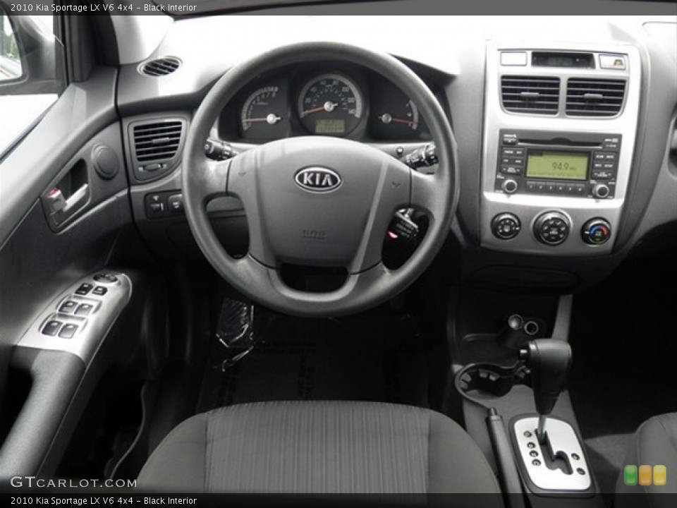 Black Interior Dashboard for the 2010 Kia Sportage LX V6 4x4 #67247295