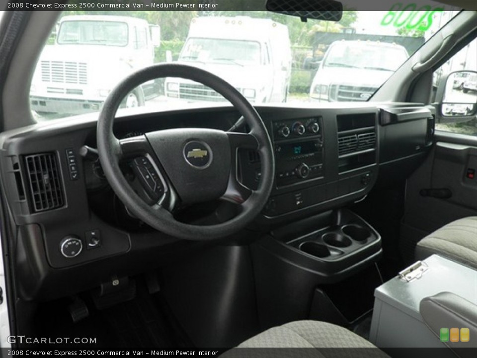Medium Pewter Interior Dashboard for the 2008 Chevrolet Express 2500 Commercial Van #67247553