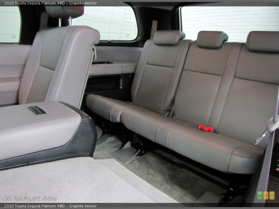 Graphite Interior Rear Seat for the 2010 Toyota Sequoia Platinum 4WD #67248858