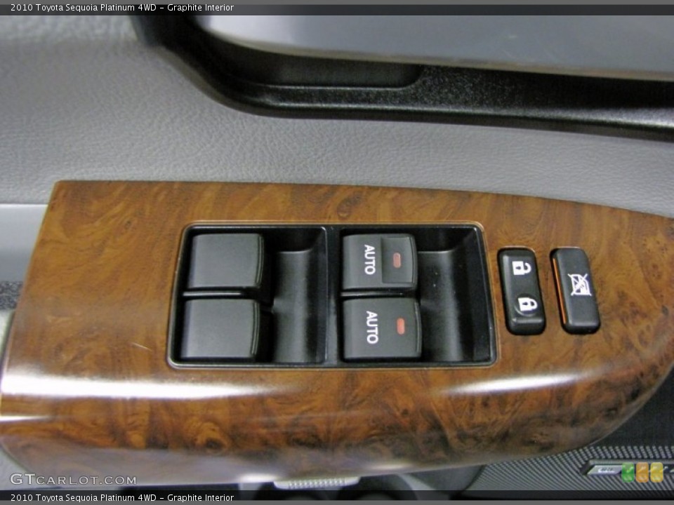 Graphite Interior Controls for the 2010 Toyota Sequoia Platinum 4WD #67248921