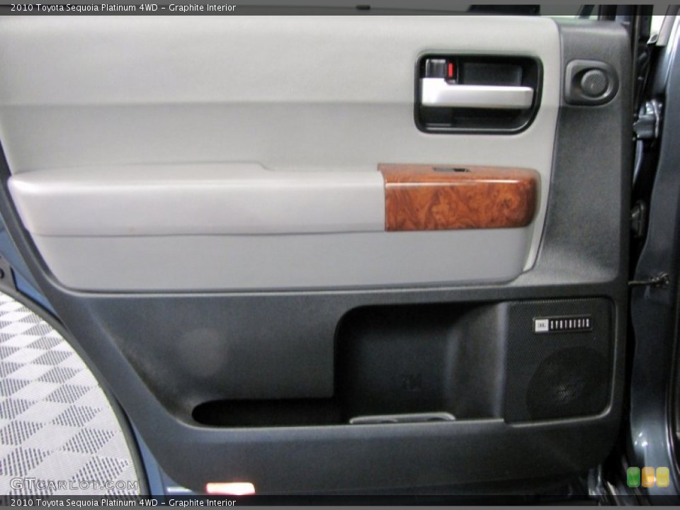 Graphite Interior Door Panel for the 2010 Toyota Sequoia Platinum 4WD #67248930