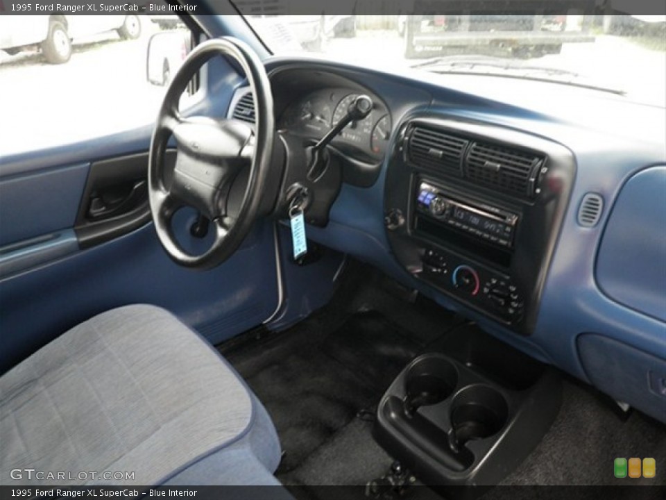 Blue Interior Dashboard for the 1995 Ford Ranger XL SuperCab #67249926