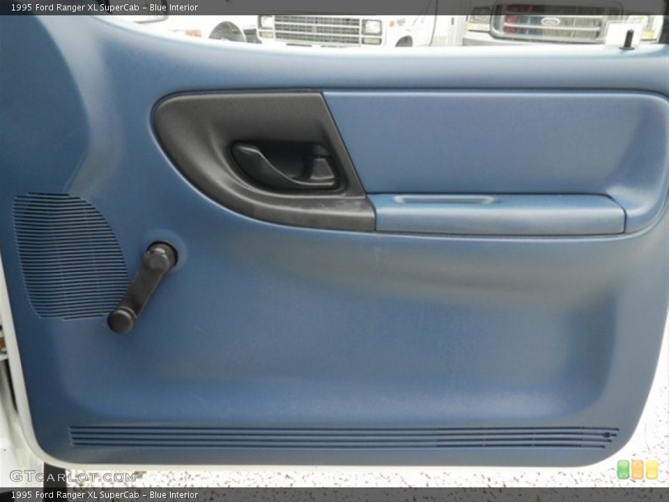 Blue Interior Door Panel for the 1995 Ford Ranger XL SuperCab #67249944