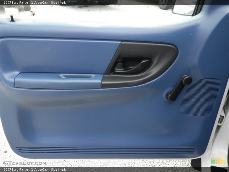 Blue Interior Door Panel for the 1995 Ford Ranger XL SuperCab #67249956