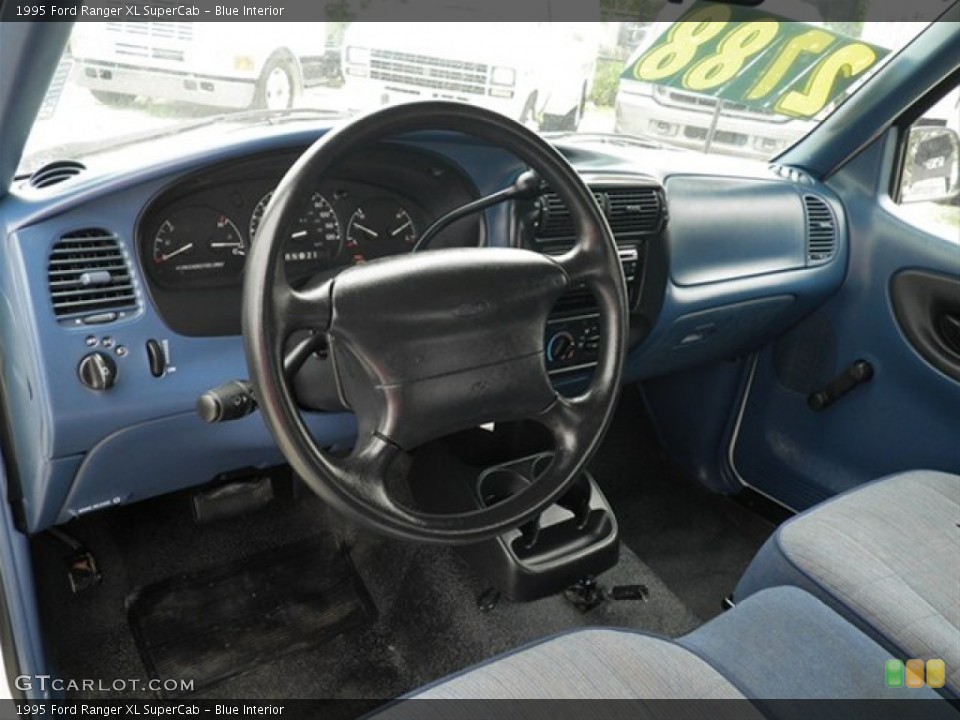 Blue Interior Dashboard for the 1995 Ford Ranger XL SuperCab #67249965