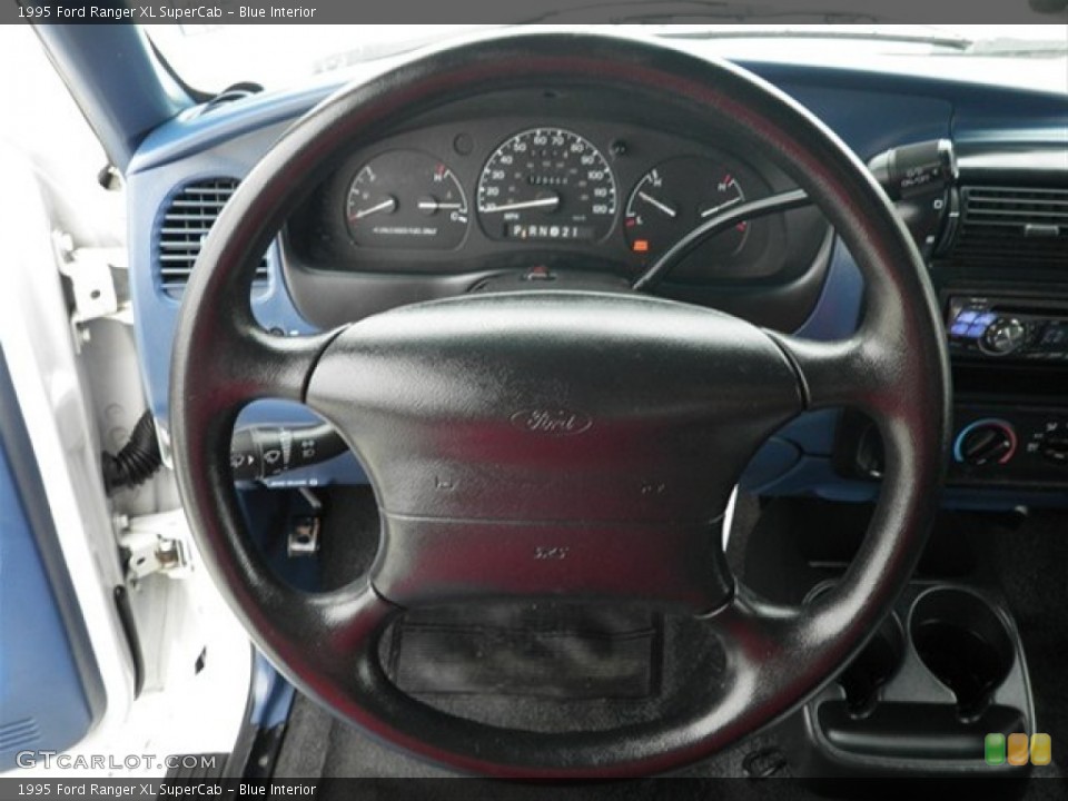 Blue Interior Steering Wheel for the 1995 Ford Ranger XL SuperCab #67249971