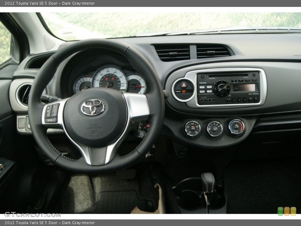 Dark Gray Interior Dashboard for the 2012 Toyota Yaris SE 5 Door #67253350