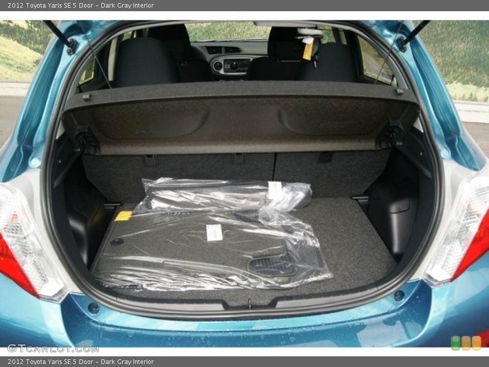 Dark Gray Interior Trunk for the 2012 Toyota Yaris SE 5 Door #67253379