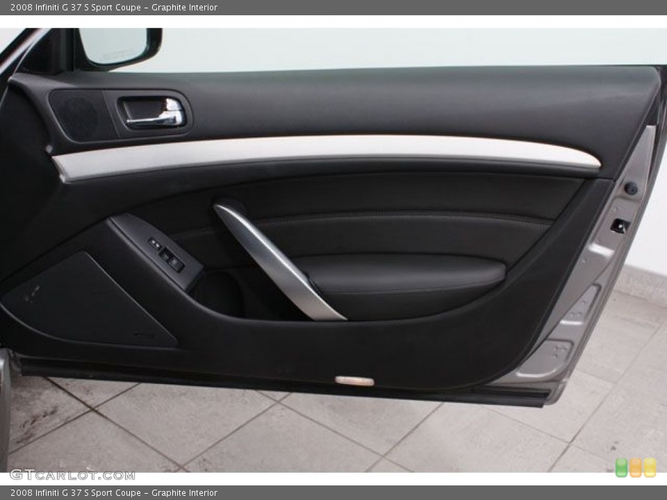 Graphite Interior Door Panel for the 2008 Infiniti G 37 S Sport Coupe #67254438
