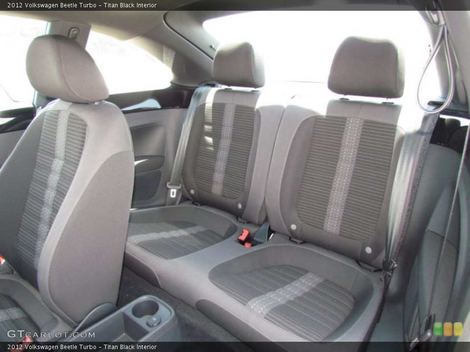 Titan Black Interior Rear Seat for the 2012 Volkswagen Beetle Turbo #67255029