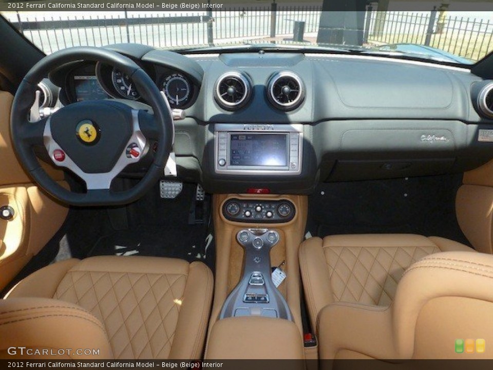Beige (Beige) Interior Dashboard for the 2012 Ferrari California  #67255266