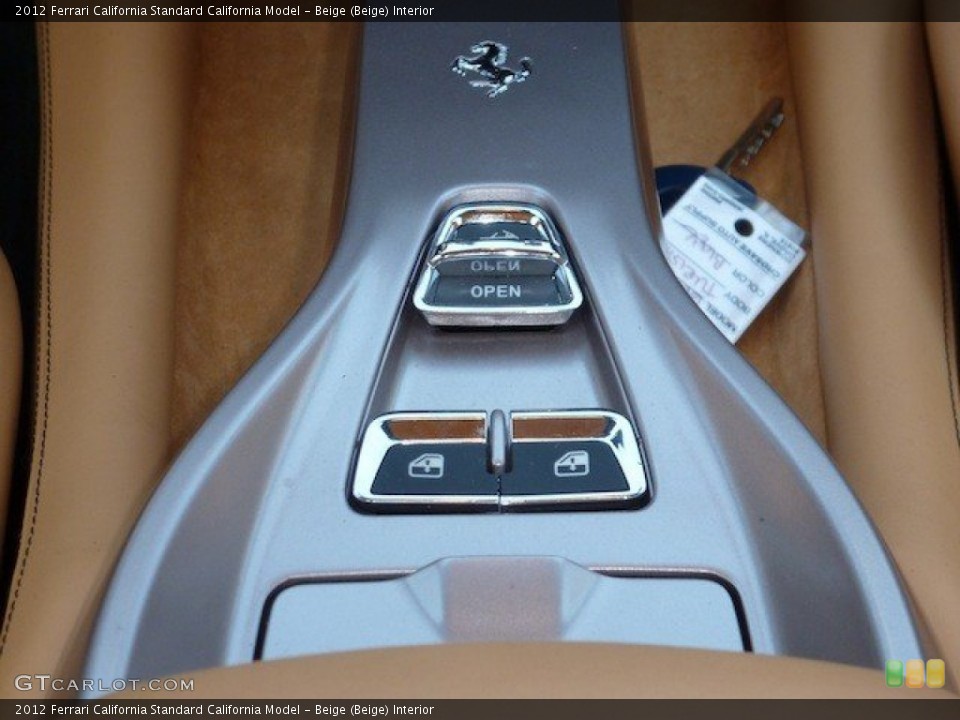 Beige (Beige) Interior Controls for the 2012 Ferrari California  #67255320