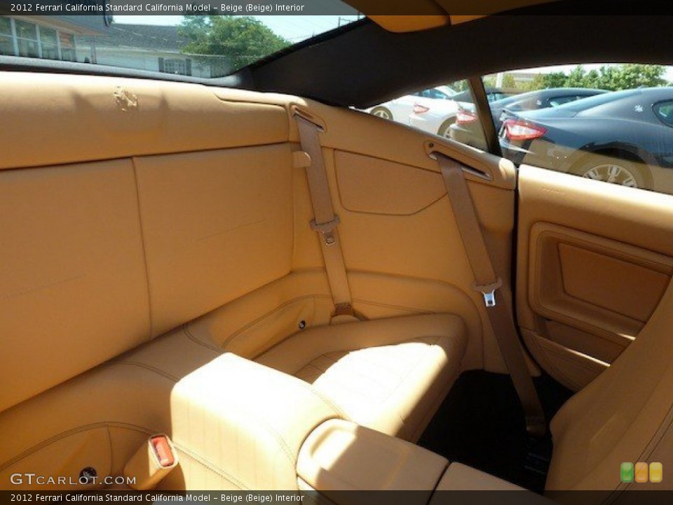 Beige (Beige) Interior Rear Seat for the 2012 Ferrari California  #67255329