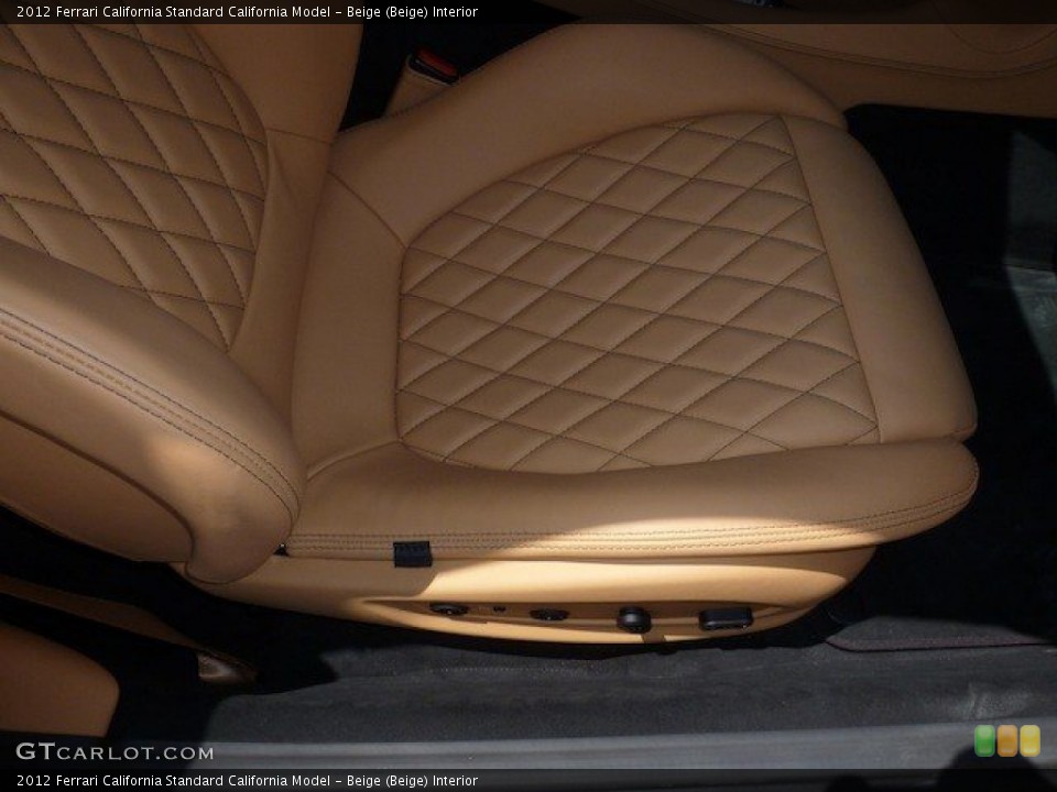 Beige (Beige) Interior Front Seat for the 2012 Ferrari California  #67255380