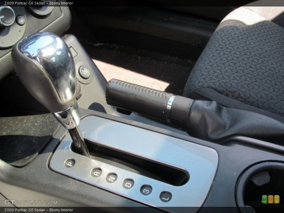 Ebony Interior Transmission for the 2009 Pontiac G6 Sedan #67255719