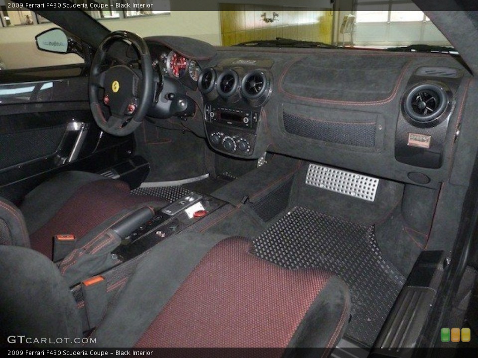 Black Interior Dashboard for the 2009 Ferrari F430 Scuderia Coupe #67255845