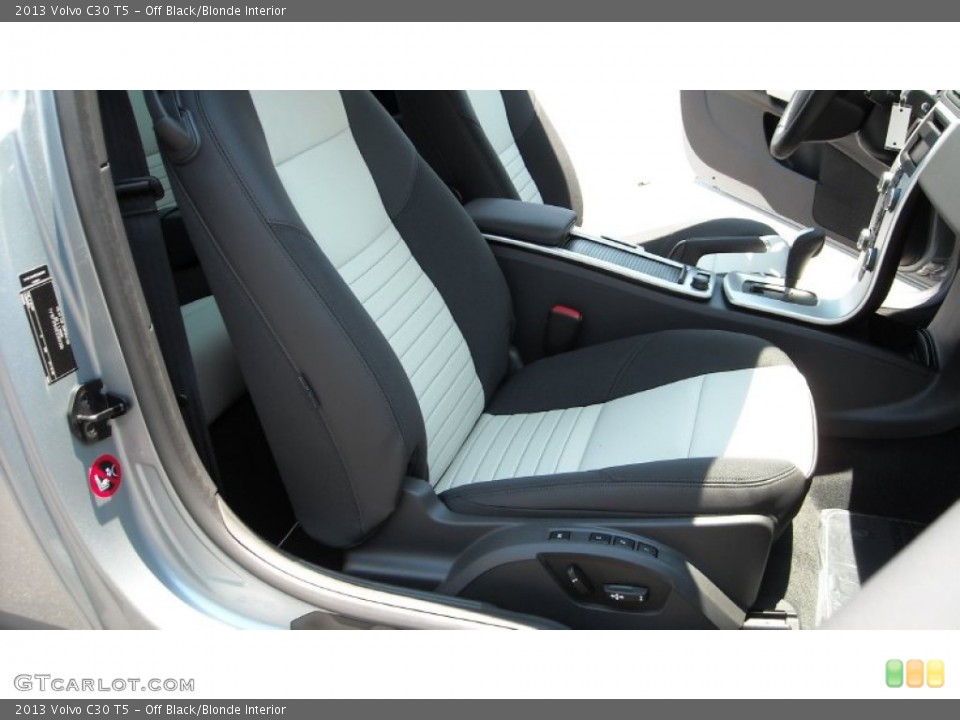 Off Black/Blonde Interior Front Seat for the 2013 Volvo C30 T5 #67258869
