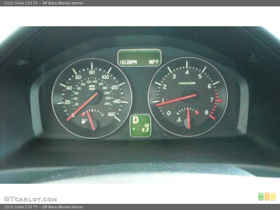 Off Black/Blonde Interior Gauges for the 2013 Volvo C30 T5 #67258907