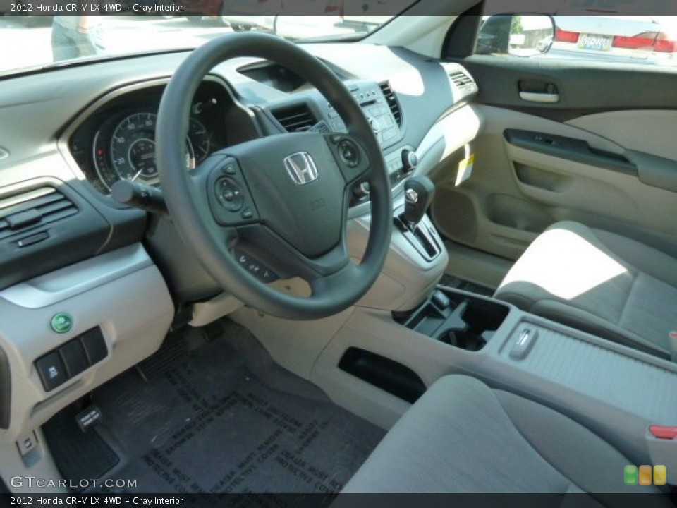Gray Interior Dashboard for the 2012 Honda CR-V LX 4WD #67265220
