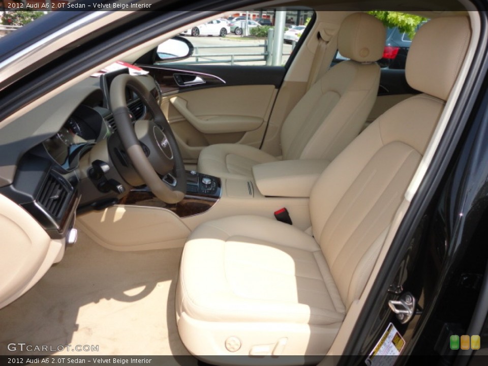 Velvet Beige Interior Photo for the 2012 Audi A6 2.0T Sedan #67265523