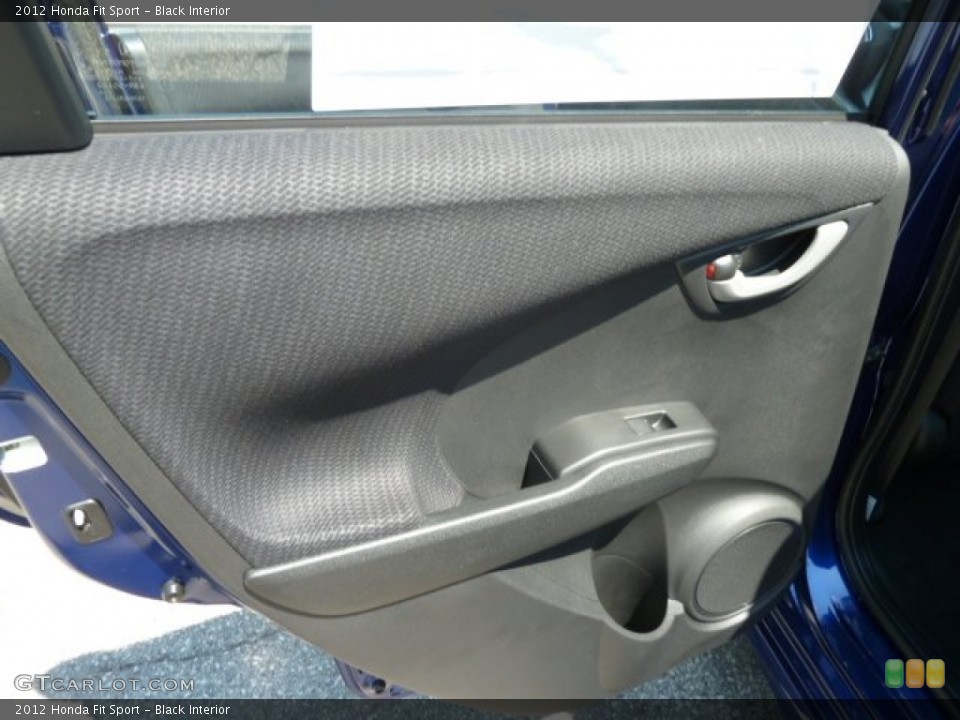 Black Interior Door Panel for the 2012 Honda Fit Sport #67267120