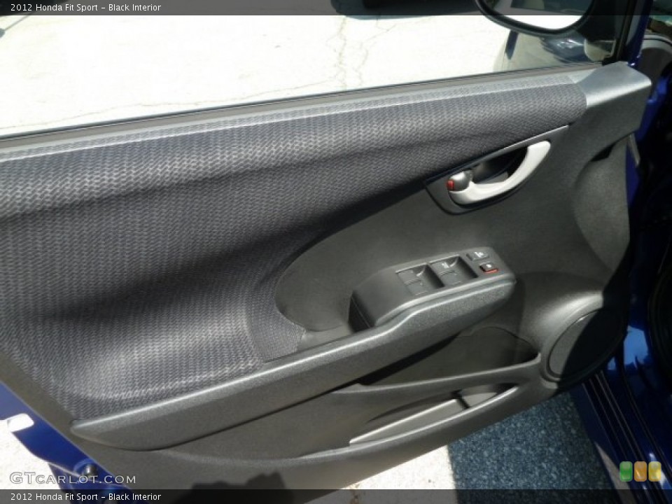 Black Interior Door Panel for the 2012 Honda Fit Sport #67267126