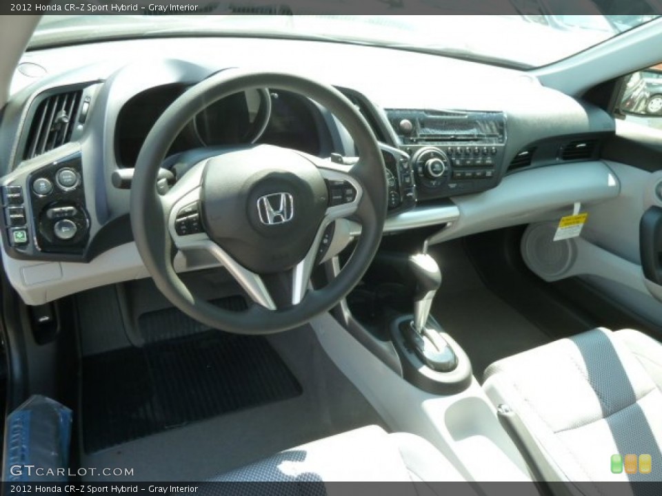 Gray Interior Prime Interior for the 2012 Honda CR-Z Sport Hybrid #67267354