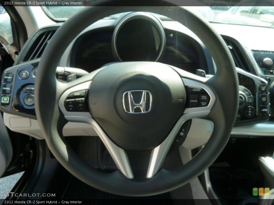 Gray Interior Steering Wheel for the 2012 Honda CR-Z Sport Hybrid #67267381